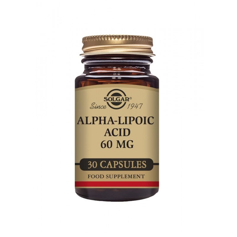 Solgar Ac.Alfa Lipoic 60 Mg 30 Vcaps