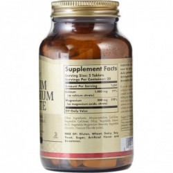 Solgar Calcium/Magnesiumcitrat 100 Tabletten