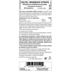 Solgar Calcio/Magnesio Citrato 100Comp