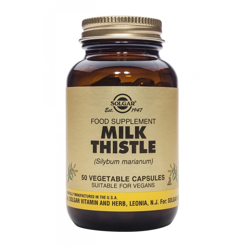 Solgar Milk Thistle 50 Vcaps Solgar Milk Thistle 50 Vcaps