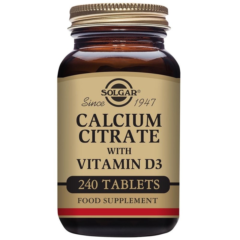 Solgar Citrate de Calcium 240 Comp. Solgar Citrate de Calcium 240 Comp.
