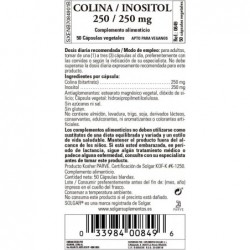 Solgar Cholin/Inositol 250 mg 50 Vkapseln