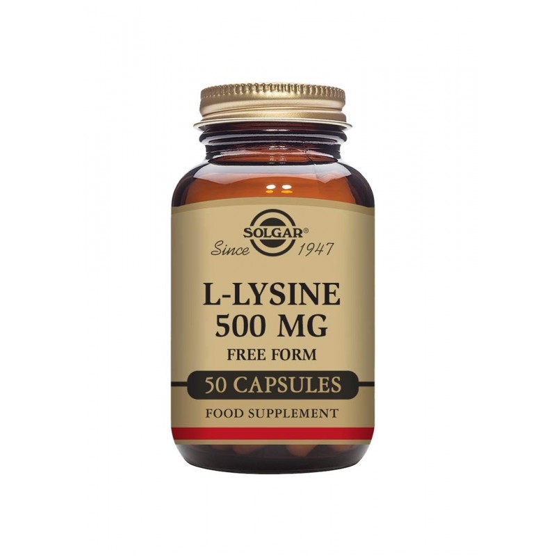 Solgar L-Lysin 500 mg 50 vegane Kapseln Solgar L-Lysin 500 mg 50 vegane Kapseln