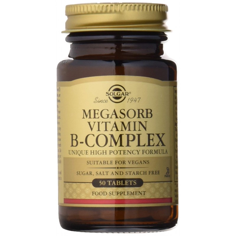 Solgar Megasorb Complexe B 50 50 Comp Solgar Megasorb Complexe B 50 50 Comp
