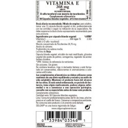 Solgar Vitamin E 400 Ui 268 Mg 50 Vcaps