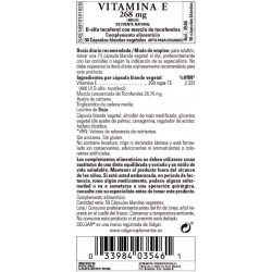 Solgar Vitamine E 400 Ui 268 Mg 50 Vcaps