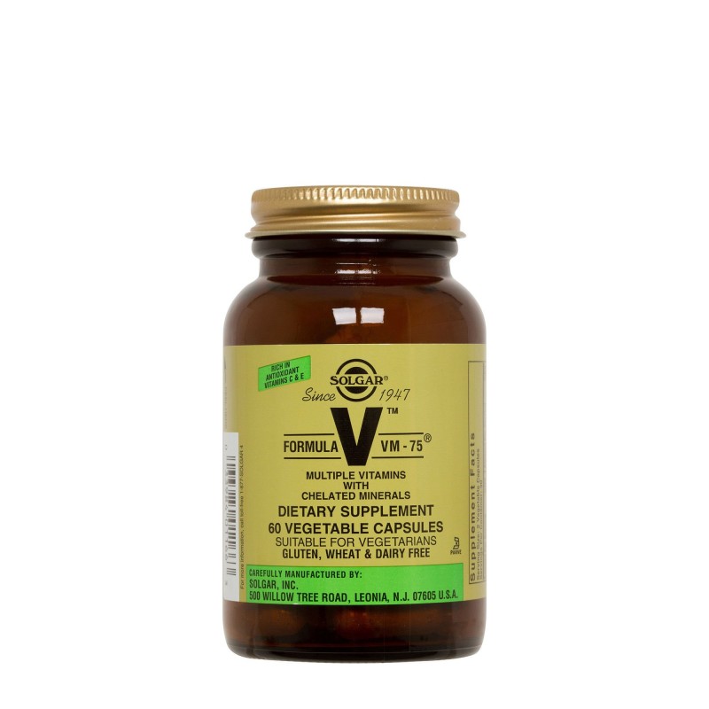 Solgar Vm-75 Formule 2 par jour 60 Vcaps