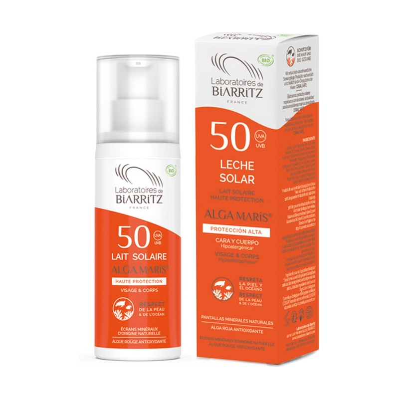Lab Biarritz Lait Solaire Spf50 Algue Maris 100 ml