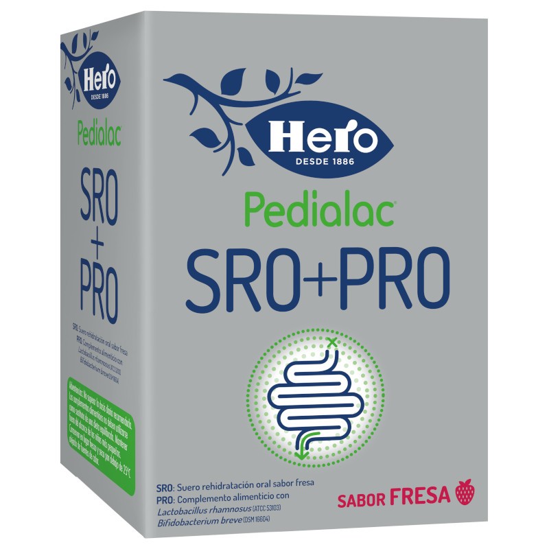 Hero Pedialac Suero Fresa+Probiótico 3x200ml