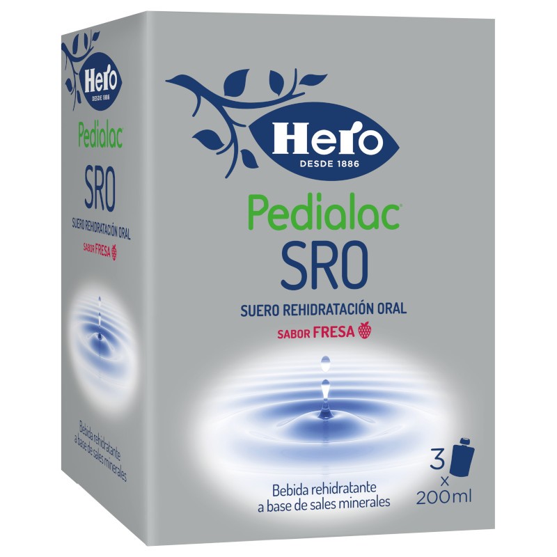 Siero alla fragola Hero Pedialac 3x200 ml
