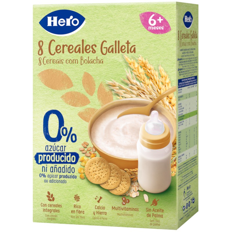Hero Porridge 8 Getreide Keks 340g