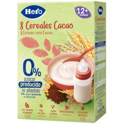 Hero Papilla 8 Cereales Cacao 340g
