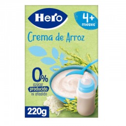 Creme de Arroz Sem Glúten Hero 220 g