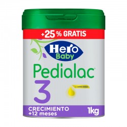 Hero Pedialac Leche 3 Crecimiento 800g + 25%