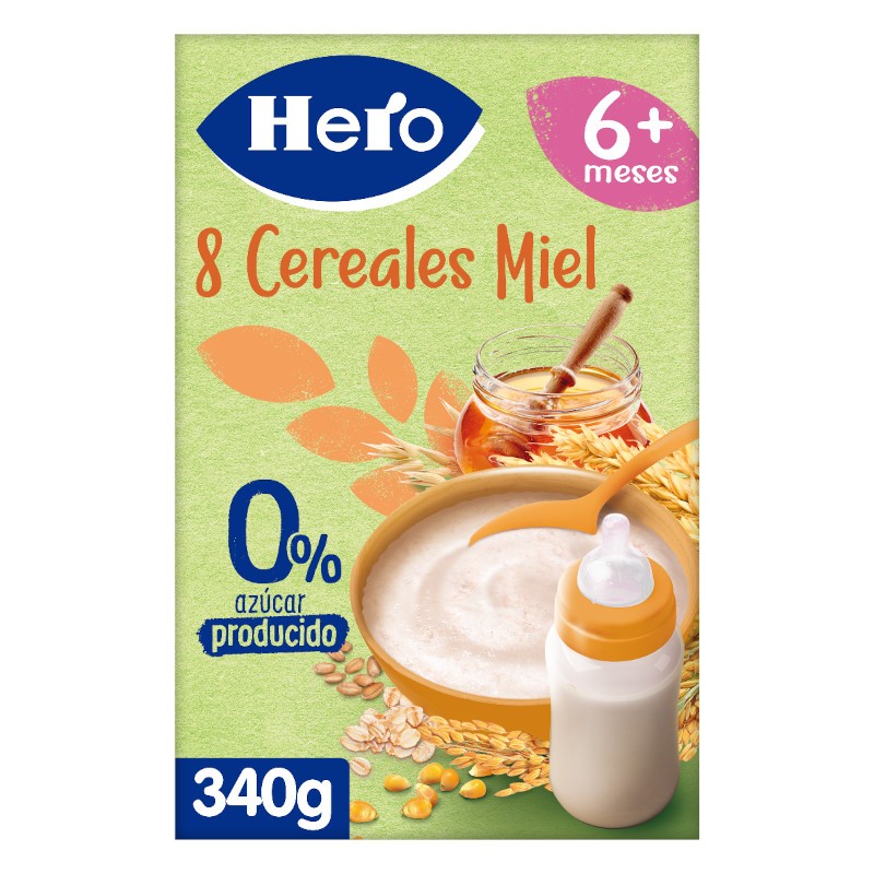 Hero Papilla 8 Cereales Mie 340g