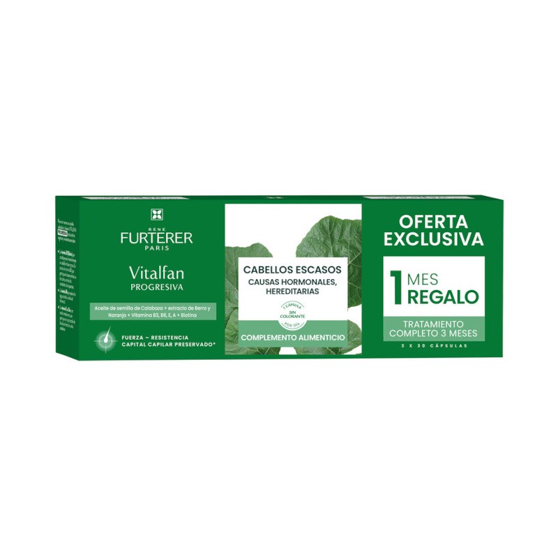 RENE FURTERER Vitalfan Progressive Anti-Haarausfall 60 Kapseln + 30 GRATIS RENE FURTERER Vitalfan Progressive Anti-Haarausfall 60 Kapseln + 30 GRATIS