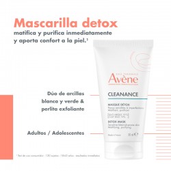 Avène Cleanance Mascarilla Detox 3 en 1 50ml