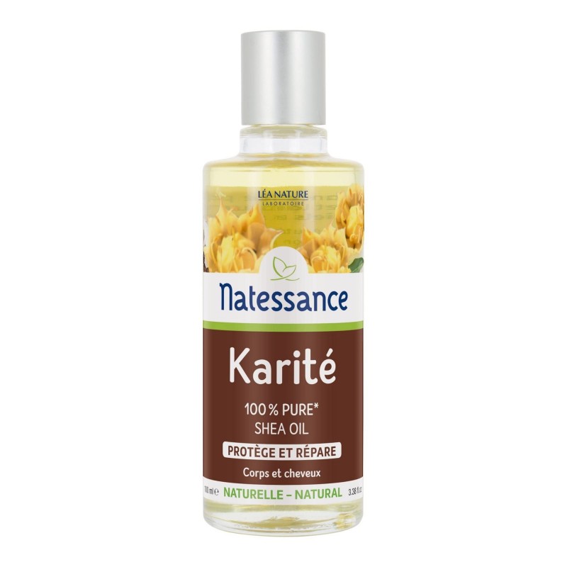 Natessance Huile de Karité Pure Naturelle 100 ml