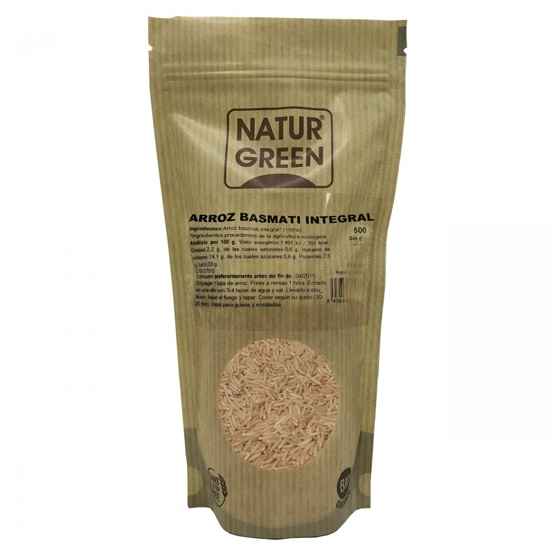 Naturgreen Bio-Vollkorn-Basmatireis 500 g Naturgreen Bio-Vollkorn-Basmatireis 500 g