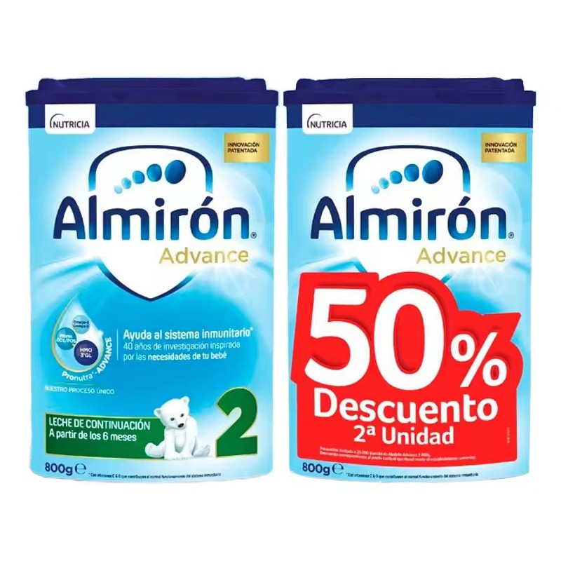 ALMIRON Advance 2 Pack Économie 50% 2ème unité 2x800g