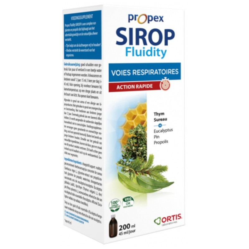 Ortis Propex Sirop Fluidifiant 200 ml Ortis Propex Sirop Fluidifiant 200 ml