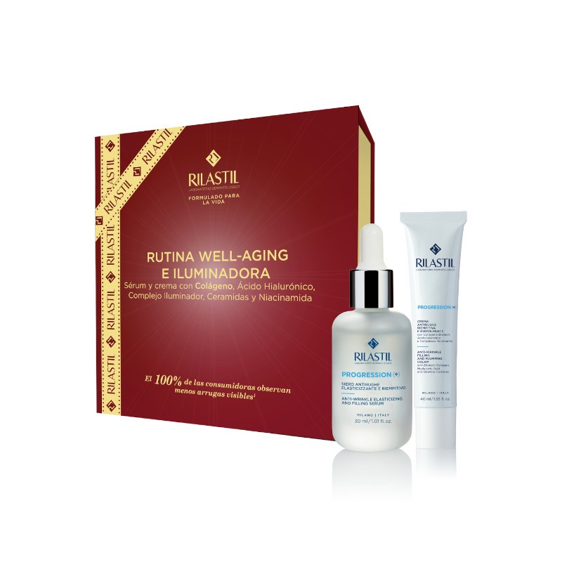 Rilastil Pack Progression Serum 30ml + Anti-Falten-Creme 40ml Rilastil Pack Progression Serum 30ml + Anti-Falten-Creme 40ml