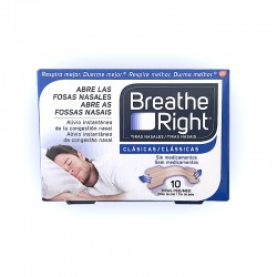 Bandelettes nasales Breathe Right Classic Small/Med. (10 unités)