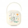 Porta chupeta creme clássico SUAVINEX