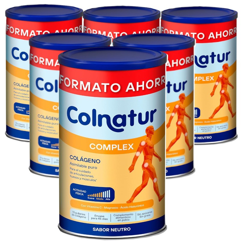 COLNATUR Complexe Collagène Soluble Neutre PACK 6x495g FORMAT ÉCONOMIQUE