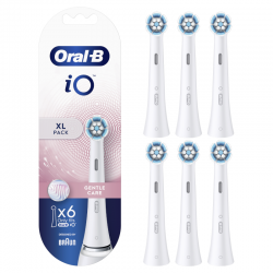 ORAL-B iO Brosse de rechange pour soins doux 6 unités