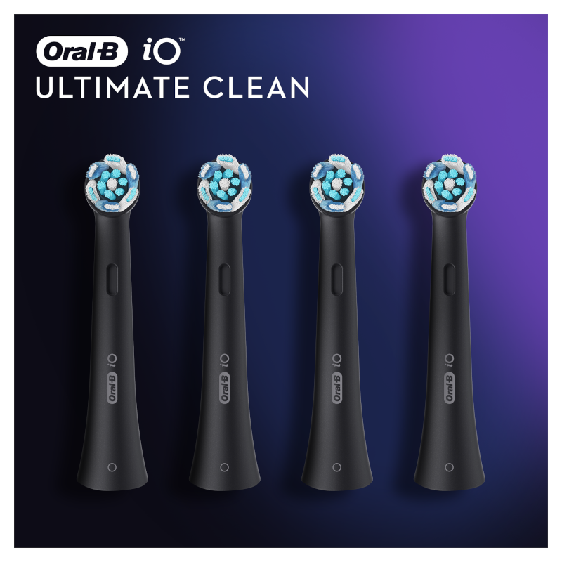 ORAL-B Recambio iO Cepillo Ultimate Clean Negro 4 uds 【ENVIO 24 horas】