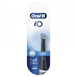 ORAL-B iO Spazzola di ricambio Ultimate Clean Black 4 unità