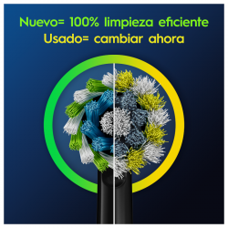 ORAL-B Replacement iO Brush Cross Action Black 6 units