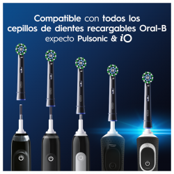 ORAL-B Brosse de rechange iO Cross Action Noir 6 unités
