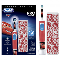 Escova de dentes recarregável ORAL-B Vitality Pro Kids Caixa Carros + Estojo