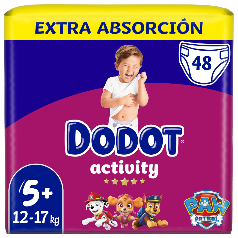 DODOT Activity Diapers Extra Jumbo Pack Size 5+ 48 units 【ONLINE PURCHASE】