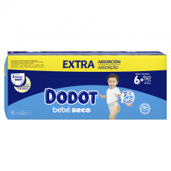DODOT Bebé Seco Extra Jumbo Pack Talla 6 (48 uds)