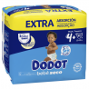 DODOT Dry Baby Extra Jumbo Pack Size 4 (62 units)