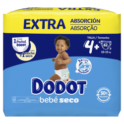 DODOT Dry Baby Extra Jumbo Confezione Taglia 4 (62 unità)
