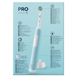 Confezione spazzolino elettrico ORAL-B Duplo PRO 1 nero + blu