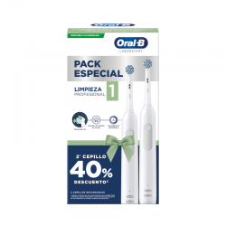 ORAL-B Cepillo Eléctrico Pack Duplo Limpieza Profesional 1