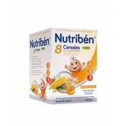 NUTRIBÉN 8 Cereales y Miel Efecto Bifidus 600G