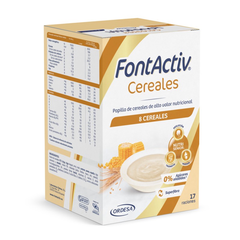 Ordesa FontActiv 8 cereais 17 porções
