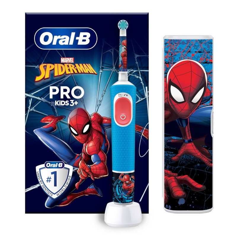 Oral-B Rechargeable Toothbrush Vitality Kids Box Spiderman