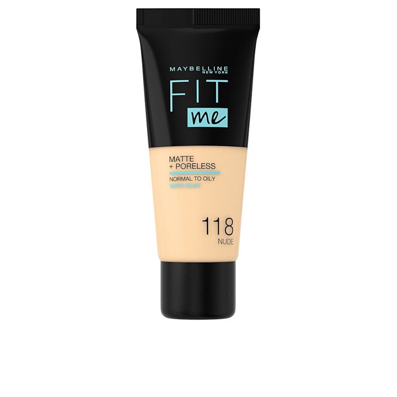 Maybelline Fond de Teint Fit Me Matte+Poreless 118-Nude
