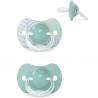 SUAVINEX SX Pro Pacifier Physiological Silicone Teat 18+ Months 2 Units (Green Leaf)