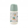 SUAVINEX Babyflasche 270ml SX Pro Physiologischer Sauger Mittlerer Durchfluss (M) - grüne Vögel
