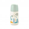 SUAVINEX Babyflasche 270 ml SX Pro Physiologischer Sauger Mittlerer Durchfluss (M) - Blue Forest