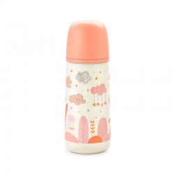 SUAVINEX Babyflasche 360 ​​ml SX Pro Physiologischer Sauger Dichter Durchfluss (L) - Coral Forest