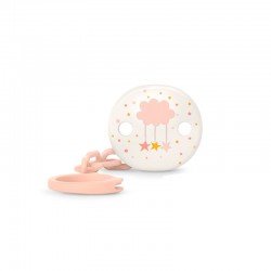 Verzierte Anstecknadel von SUAVINEX (Pink Cloud)